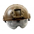 Шлем тактический EmersonGear Fast Helmet Protective Goggle MH Type (Desert) - фото № 8