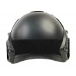Шлем тактический EmersonGear Fast Helmet Protective Goggle MH Type (Black) - фото № 13