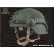 Шлем тактический EmersonGear ACH MICH 2000 Helmet-Special action ver. (Olive) - фото № 4