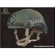 Шлем тактический EmersonGear ACH MICH 2001 Helmet-Special action ver. (Olive) - фото № 5