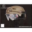 Шлем тактический EmersonGear EXF BUMP Helmet /Protective (Desert) - фото № 5