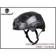 Шлем тактический EmersonGear EXF BUMP Style Cheap ver. Helmet (Black) - фото № 5
