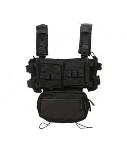 Разгрузочная система EmersonGear Micro Fight Chissis MK3 Chest Rig (Black)