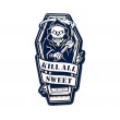Шеврон EmersonGear ”Kill All Sweet” PVC Patch (Blue) - фото № 1
