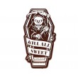 Шеврон EmersonGear ”Kill All Sweet” PVC Patch (Brown) - фото № 1