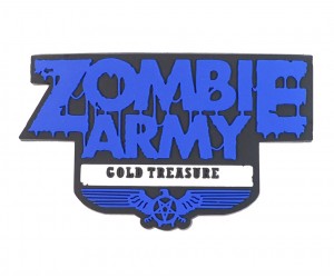 Шеврон EmersonGear ”Zombie Army” Patch, PVC на велкро (Blue)