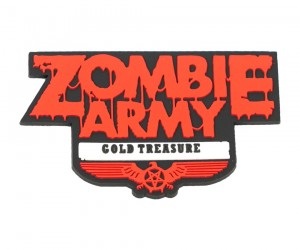 Шеврон EmersonGear ”Zombie Army” Patch, PVC на велкро (Red)