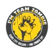 Шеврон EmersonGear Zombie Team Patch, PVC на велкро (Yellow) - фото № 1