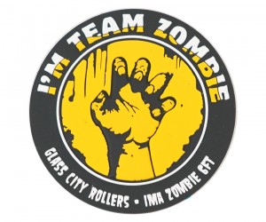 Шеврон EmersonGear Zombie Team Patch, PVC на велкро (Yellow)