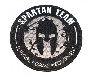 Шеврон EmersonGear Spartan Team Patch, вышивка (Grey)
