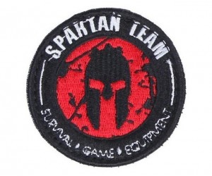 Шеврон EmersonGear Spartan Team Patch, вышивка (Red)