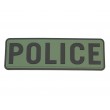 Шеврон EmersonGear PVC Patch ”Police” (Green) - фото № 1