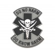 Шеврон EmersonGear PVC ”Do no harm” Patch-1 (Grey) - фото № 1