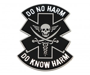 Шеврон EmersonGear PVC ”Do no harm” Patch-3
