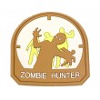 Шеврон EmersonGear PVC Zombie Hunter Patch-1 (White/Coyote) - фото № 1