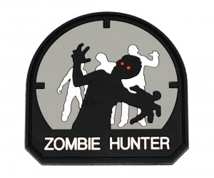 Шеврон EmersonGear PVC Zombie Hunter Patch-4 (Grey/Black)