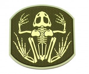 Шеврон EmersonGear Frog Skeleton PVC Patch-3 (Green)