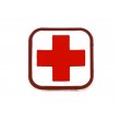 Шеврон EmersonGear Medic Square 1” PVC Patch-3 (Red/White) - фото № 1