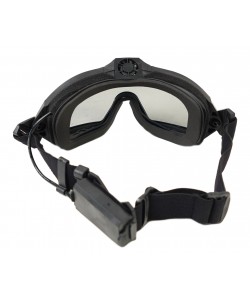 Очки-маска EmersonGear Tactical Anti-fog goggles w/fan (Black)