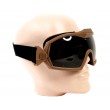 Очки-маска EmersonGear Tactical Anti-fog goggles w/fan (Desert) - фото № 3