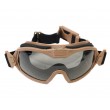 Очки-маска EmersonGear Tactical Anti-fog goggles w/fan (Desert) - фото № 1