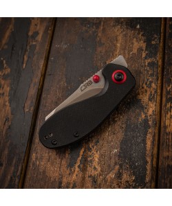 Нож складной CJRB Cutlery Maileah 6 см, сталь AR-RPM9, рукоять G10 Black