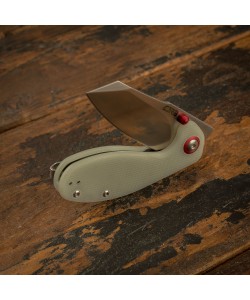 Нож складной CJRB Cutlery Maileah 6 см, сталь AR-RPM9, рукоять G10 Natural