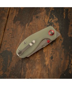 Нож складной CJRB Cutlery Maileah 6 см, сталь AR-RPM9, рукоять G10 Natural