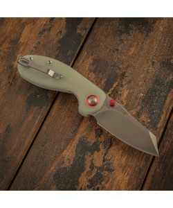 Нож складной CJRB Cutlery Maileah 6 см, сталь AR-RPM9, рукоять G10 Natural
