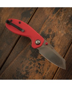 Нож складной CJRB Cutlery Maileah 6 см, сталь AR-RPM9, рукоять G10 Red