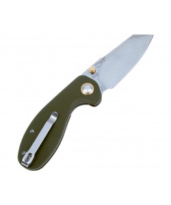 Нож складной CJRB Cutlery Maileah Large 7,6 см, сталь AR-RPM9, рукоять G10 Green