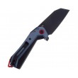 Нож складной CJRB Cutlery Tigris 8,9 см, сталь AR-RPM9, рукоять G10 Blue - фото № 2