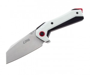 Нож складной CJRB Cutlery Tigris 8,9 см, сталь AR-RPM9, рукоять G10 White