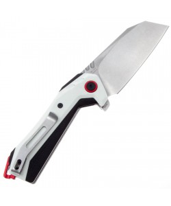 Нож складной CJRB Cutlery Tigris 8,9 см, сталь AR-RPM9, рукоять G10 White