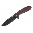 Нож складной CJRB Cutlery Scoria 8,8 см, сталь AR-RPM9, рукоять Micarta Burgundy - фото № 1