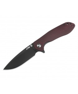 Нож складной CJRB Cutlery Scoria 8,8 см, сталь AR-RPM9, рукоять Micarta Burgundy