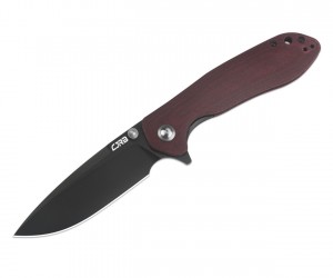Нож складной CJRB Cutlery Scoria 8,8 см, сталь AR-RPM9, рукоять Micarta Burgundy