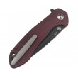Нож складной CJRB Cutlery Scoria 8,8 см, сталь AR-RPM9, рукоять Micarta Burgundy - фото № 3