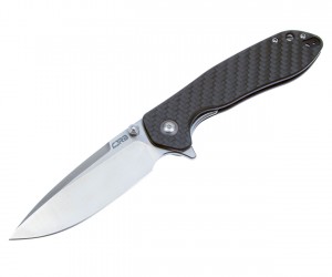 Нож складной CJRB Cutlery Scoria 8,8 см, сталь D2, рукоять Carbon Black