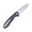 Нож складной CJRB Cutlery Scoria 8,8 см, сталь D2, рукоять Carbon Black - фото № 2