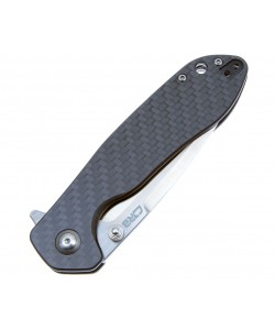Нож складной CJRB Cutlery Scoria 8,8 см, сталь D2, рукоять Carbon Black