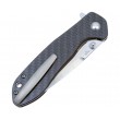 Нож складной CJRB Cutlery Scoria 8,8 см, сталь D2, рукоять Carbon Black - фото № 4