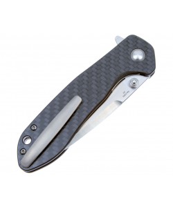 Нож складной CJRB Cutlery Scoria 8,8 см, сталь D2, рукоять Carbon Black