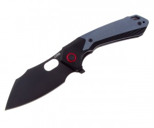 Нож складной CJRB Cutlery Caldera 8,9 см, сталь AR-RPM9, рукоять Black/Blue G10