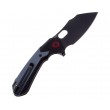 Нож складной CJRB Cutlery Caldera 8,9 см, сталь AR-RPM9, рукоять Black/Blue G10 - фото № 2
