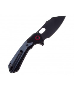 Нож складной CJRB Cutlery Caldera 8,9 см, сталь AR-RPM9, рукоять Black/Blue G10