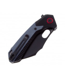 Нож складной CJRB Cutlery Caldera 8,9 см, сталь AR-RPM9, рукоять Black/Blue G10