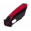 Нож складной CJRB Cutlery Caldera 8,9 см, сталь AR-RPM9, рукоять Black/Red G10 - фото № 3