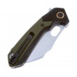 Нож складной CJRB Cutlery Caldera 8,9 см, сталь AR-RPM9, рукоять Black/Green G10 - фото № 4
