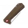 Нож складной CJRB Cutlery Ruffian 7,9 см, сталь AR-RPM9, рукоять Micarta Olive - фото № 3
